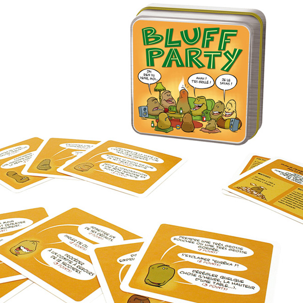 Jeux de société Bluff Party orange Fairplay