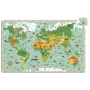 Puzzle Observation - Tour du Monde - 200 pièces - Djeco