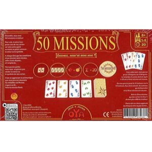 50 missions - jeu de cartes coopératif