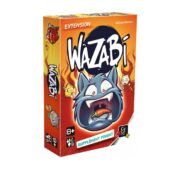 Un peu plus de piment et d'interactivité pour ce grand classique des jeux tout public ! Dans cette extension, de nouveaux dés et des nouvelles cartes vont venir épicer un peu plus votre jeu. Découvrez de nouveaux effet et soyez bien attentif durant le tour des autres joueurs. Partagez encore plus le plaisir de déguster Wazabi : grâce à cette extension il est dorénavant possible de jouer jusqu'à 8 joueurs !