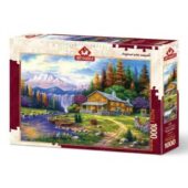 Puzzle 1000 pièces - Sunset in the Mountain