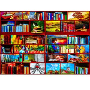 Puzzle 1000 pièces - The library the travel section