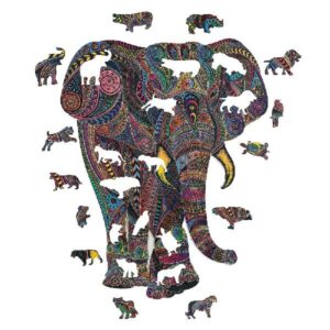 Puzzle en bois - Éléphant Impérial