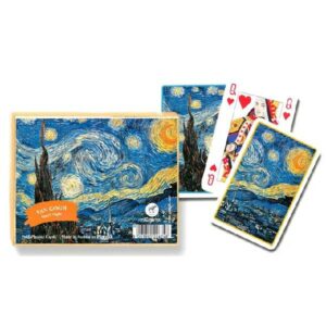 Jeu de cartes : Van Gogh : Nuit étoilée 2 x 55 cartes