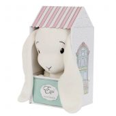 Lapin Blanc en peluche - Maison - Eiffiki