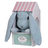 Lapin Bleu en peluche - Maison - Eiffiki