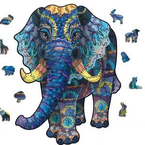 L'éléphant coloré - Puzzle 3D