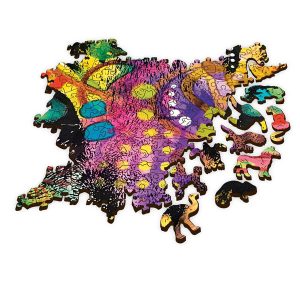 Puzzle en bois - Colorful Cat