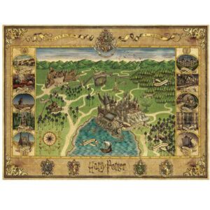 Puzzle 1500 pièces - La carte de Poudloire