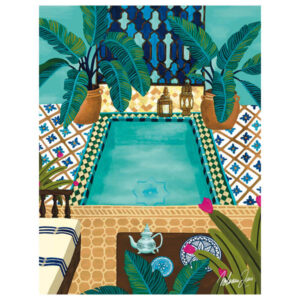 Puzzle 1000P - Blue riad