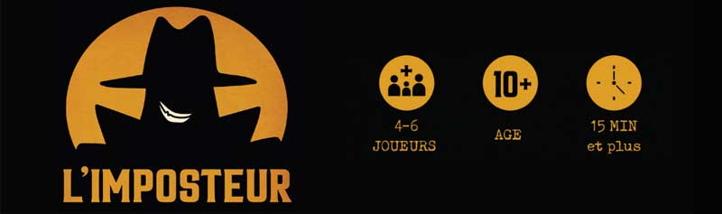 L'imposteur - Jeu de cartes
