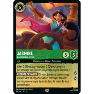 S6 - Lorcana - 084/204 - Jasmine Commodore royale