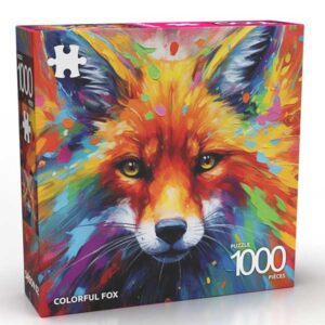 Puzzle 1000 pièces - Colorful Fox