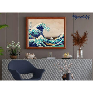 Peinture au numéro - La vague de Kanagawa