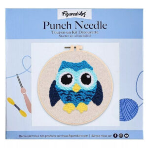Kit Punch Needle - DIY Chouette Bleue