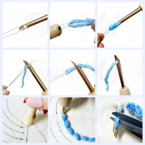 Kit Punch Needle - DIY Chouette Bleue