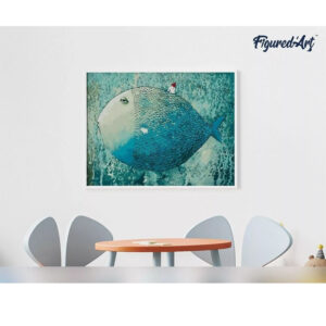 Peinture au numéro - Poisson artistique