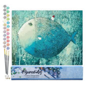 Peinture au numéro - Poisson artistique