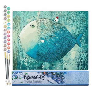 Peinture au numéro - Poisson artistique