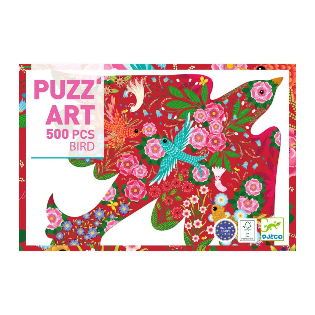 Puzz'art - Oiseau - 500 pièces - Djeco