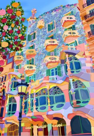 Puzzle 1000P - Magnifique Barcelone