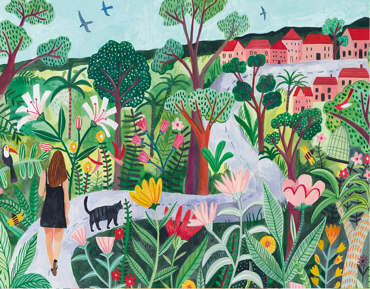 Puzzle 1500 pièces - Promenade dans le Pay